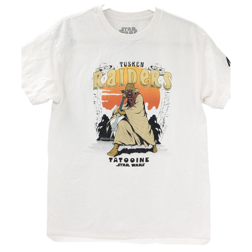Neff x Star Wars Mens White Tusken Raiders Tatooine Short Sleeve T-Shirt Medium